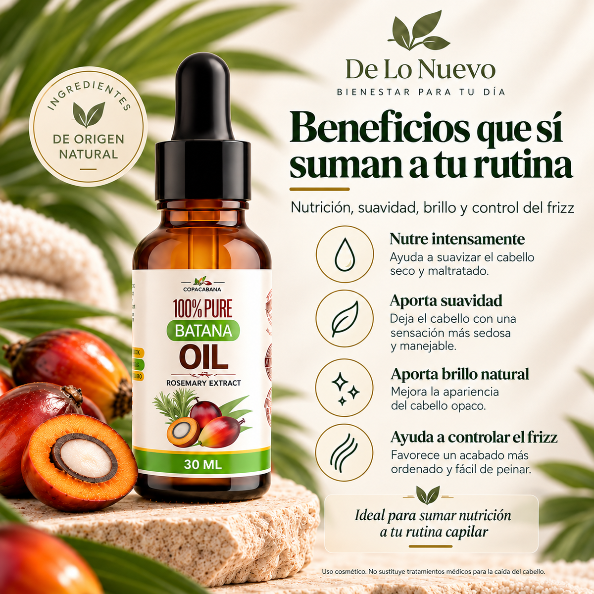 Aceite de Batana 30 ml - Cuidado Capilar
