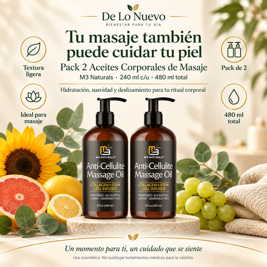 Pack de 2 Aceites Corporales M3 Naturals